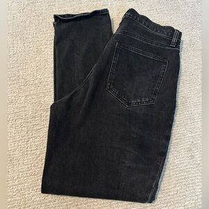 Abercrombie slim straight ultra high rise curve love jeans
